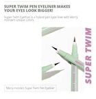 Super Twim Pen Eyeliner - 5 Types - #01 Vivid Black