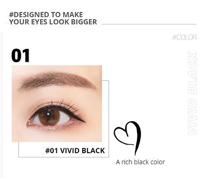 Super Twim Pen Eyeliner - 5 Types - #02 Choco Brownie