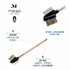 Meko Professional Magnetic Eyelash & Eyebrow Comb Dual-Use Brush - 1 pc