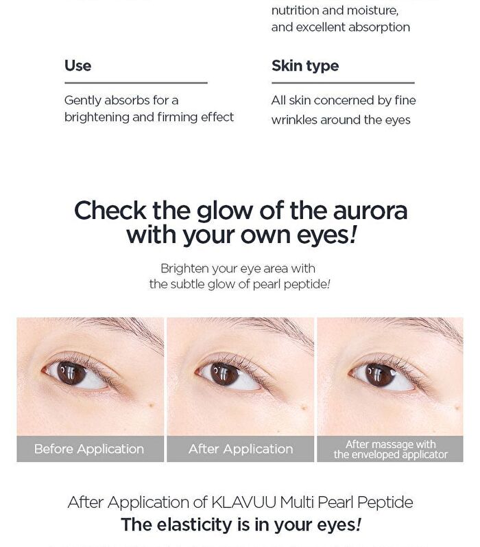 Klavuu Rejuve Pearlsation Multi Pearl Peptide Eye Cream - 20ml