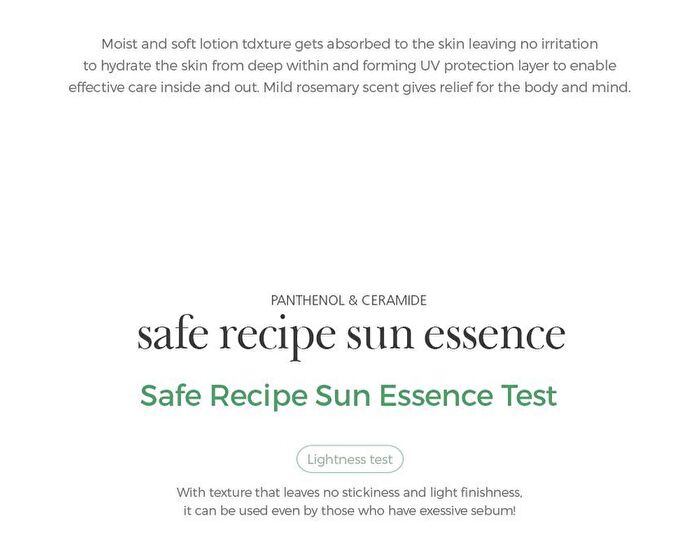 Pestlo Saferecipe Sun Essence Mini - 15ml