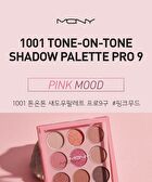 Mqny 1001 Tone-On-Tone Shadow Palette Pro 9 - Nude Mood