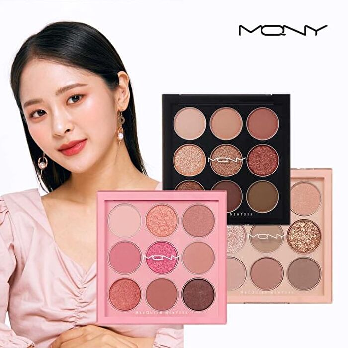 Mqny 1001 Tone-On-Tone Shadow Palette Pro 9 - Nude Mood