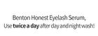 Honest Eyelash Serum - 10ml