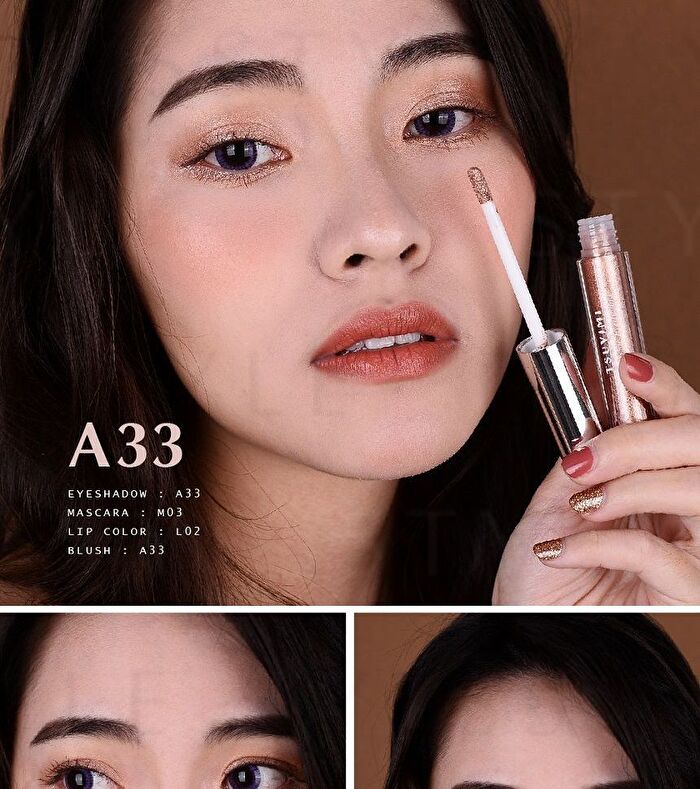 High Shine Eyeshadow - A45 Dark Copper Gold