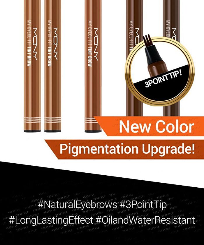 Mqny My Gyeol-Fit Tint Brow - 4 Colors - Natural Brown