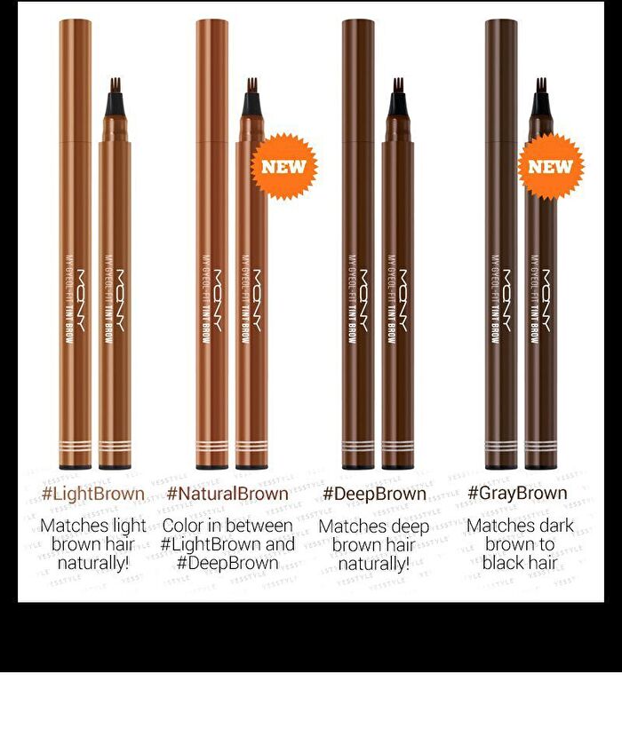 Mqny My Gyeol-Fit Tint Brow - 4 Colors - Gray Brown