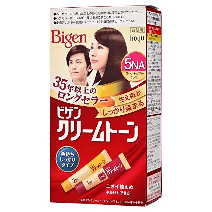 Bigen Cream Tone Hair Color - 4G Natural Maroon