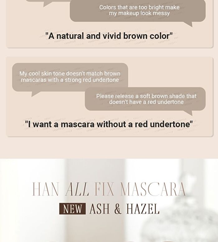 romand Han All Fix Mascara - 4 Types - V01 Volume Black