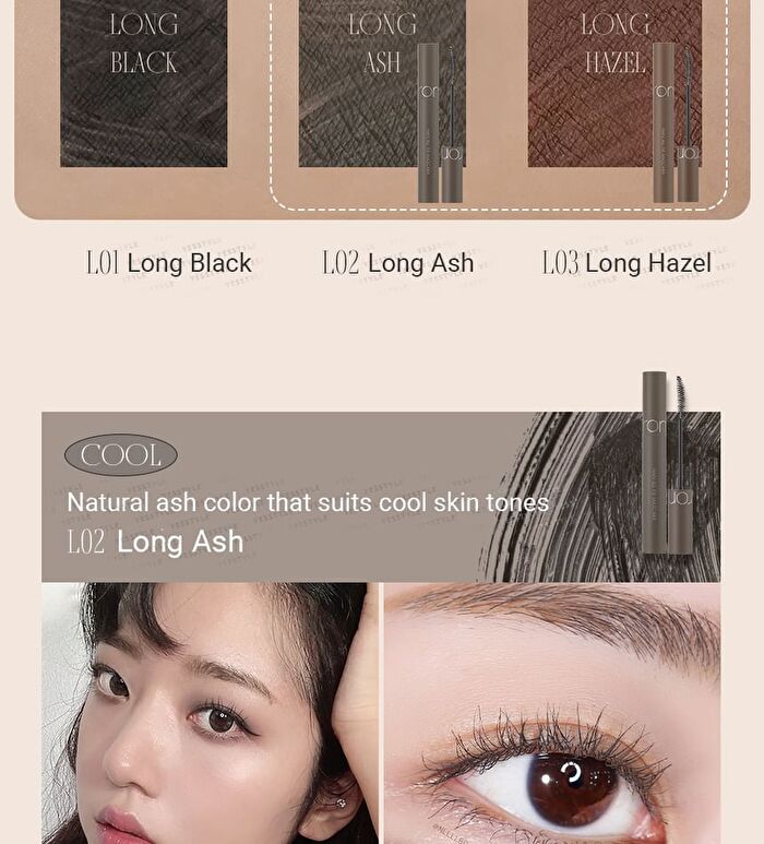 romand Han All Fix Mascara - 4 Types - V01 Volume Black