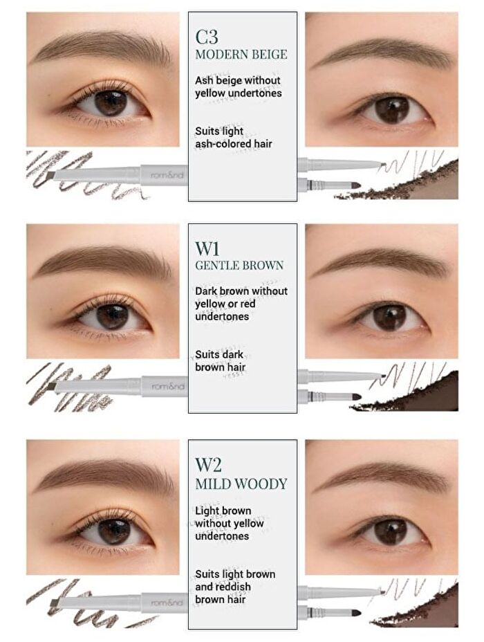 romand Han All Flat Brow - 6 Colors - C2 Grace Taupe