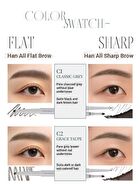 romand Han All Flat Brow - 6 Colors - W2 Mild Woody