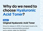 Hyaluronic Acid Toner Mini - 20ml