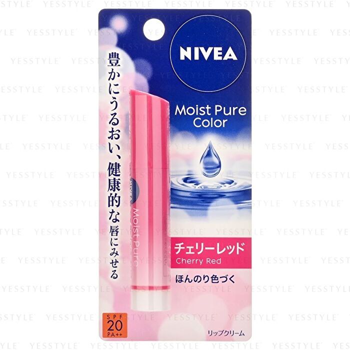 Moist Pure Color Lip Balm SPF 20 PA++ - Cherry Red