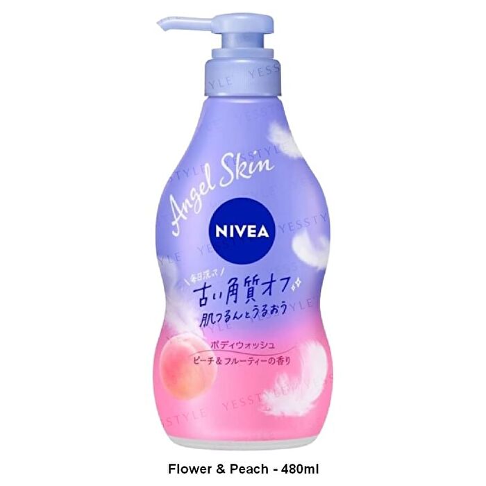 Angel Skin Body Wash - Flower & Peach - 480ml