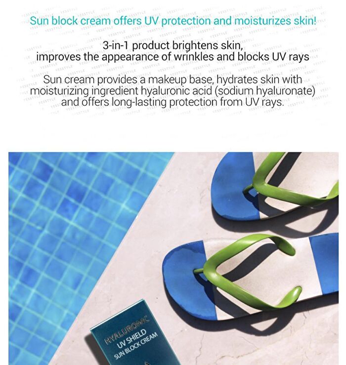 Hyaluronic UV Shield Sun Block Cream - 70g