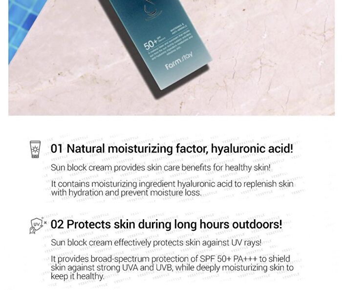 Hyaluronic UV Shield Sun Block Cream - 70g