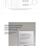 Premium Sapphire Collagen Impact Fitting Mask Set - 25g x 4 pcs