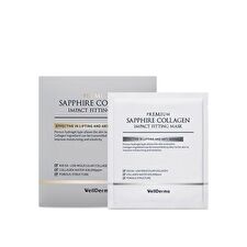Premium Sapphire Collagen Impact Fitting Mask Set - 25g x 4 pcs
