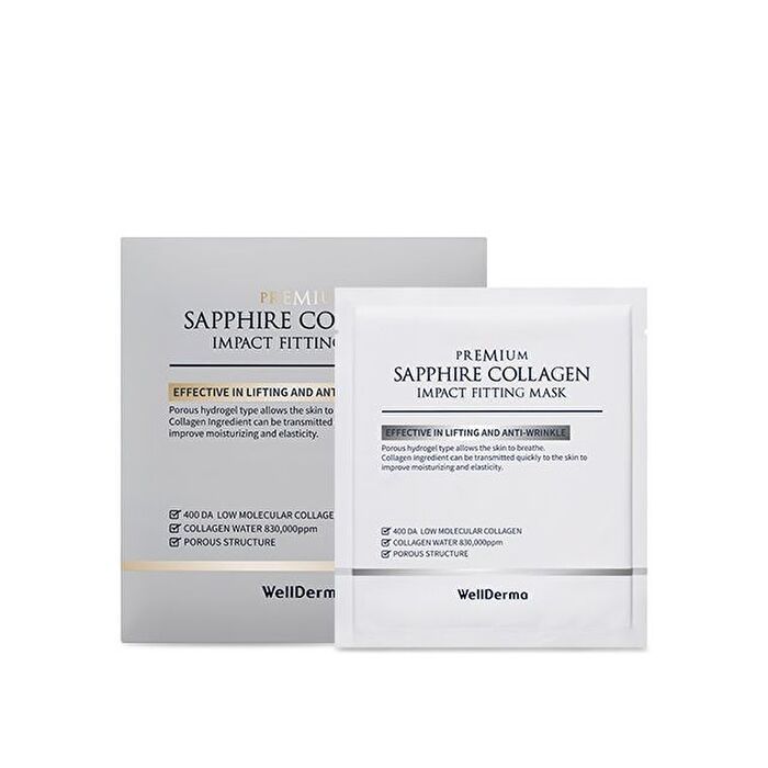 Premium Sapphire Collagen Impact Fitting Mask Set - 25g x 4 pcs