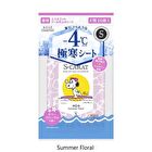 S Carat Deodorant Cool Body Sheet - No Fragrance - 5 pcs
