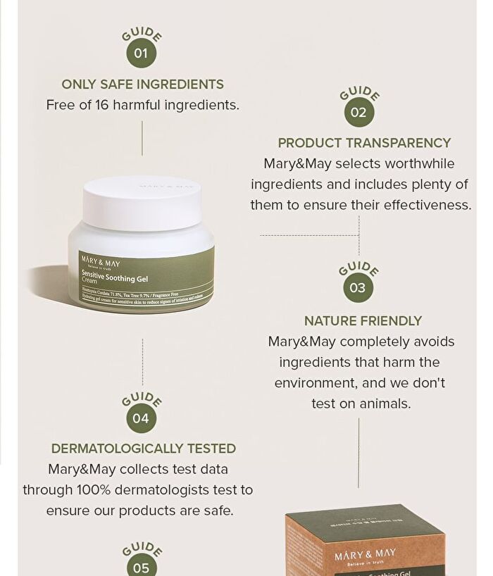 Sensitive Soothing Gel Cream - 70g