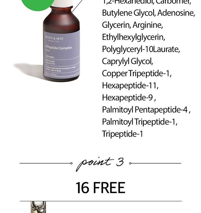 6 Peptide Complex Serum - 30ml