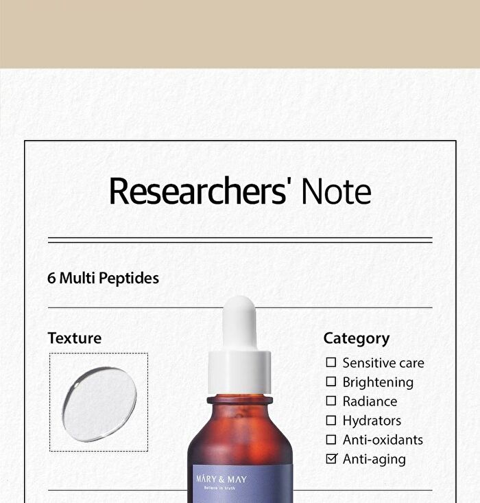 6 Peptide Complex Serum - 30ml