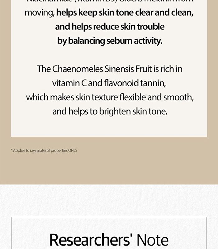 Niacinamide + Chaenomeles Sinensis Serum - 30ml