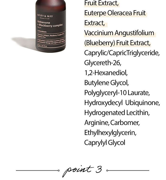 Idebenone + Blackberry Complex Serum - 30ml