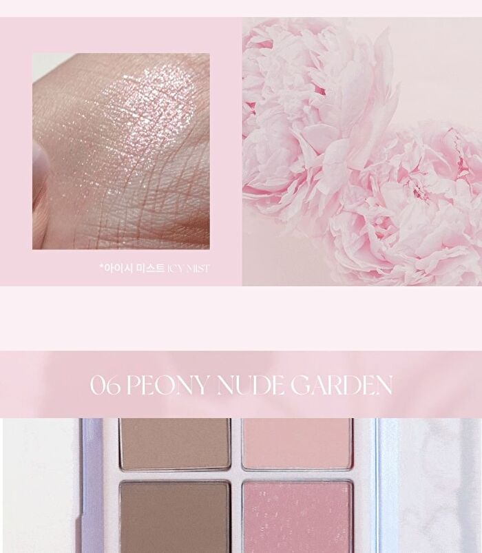 romand Better Than Palette The Secret Garden - 9 Types - #03 Rosebud Garden
