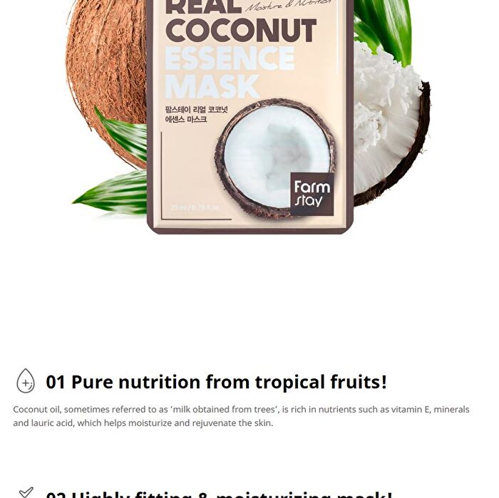 Real Essence Mask - 12 Types - Aloe Vera