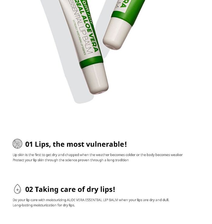 Real Essential Lip Balm - 3 Types - Collagen