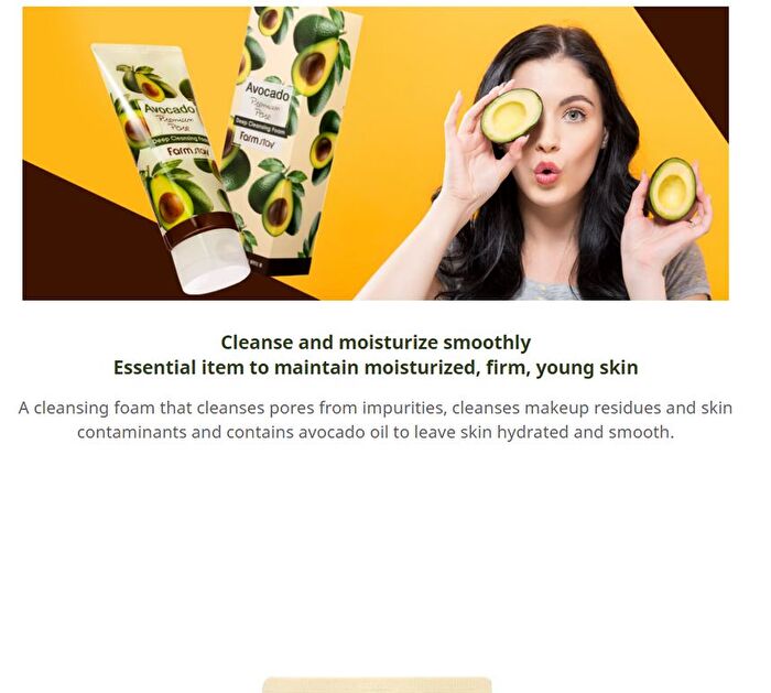 Avocado Premium Pore Deep Cleansing Foam - 180ml