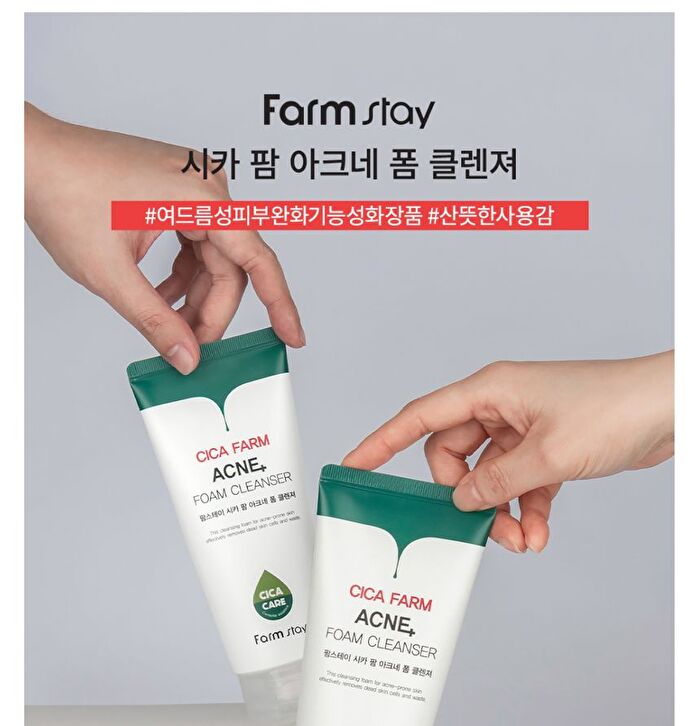 Cica Farm Acne Foam Cleanser - 180ml