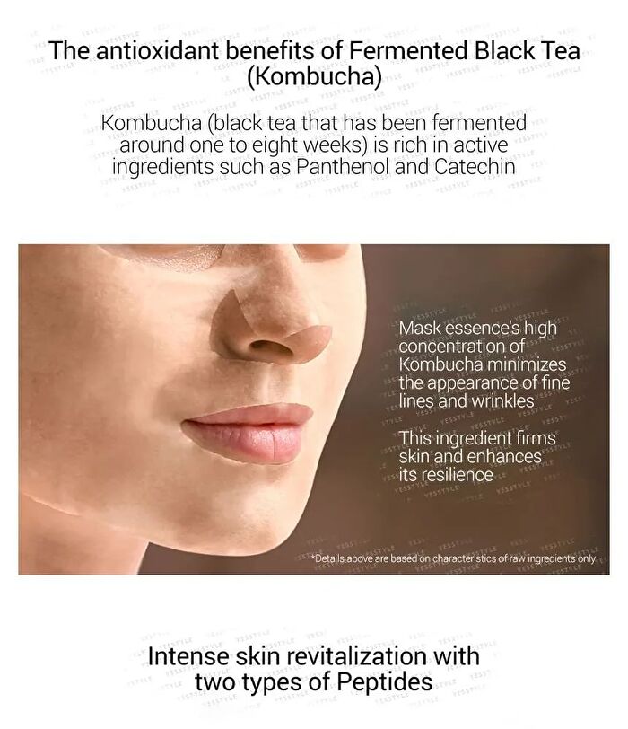 Black Tea Revitalizing Mask Pack Set - 25ml x 10 pcs