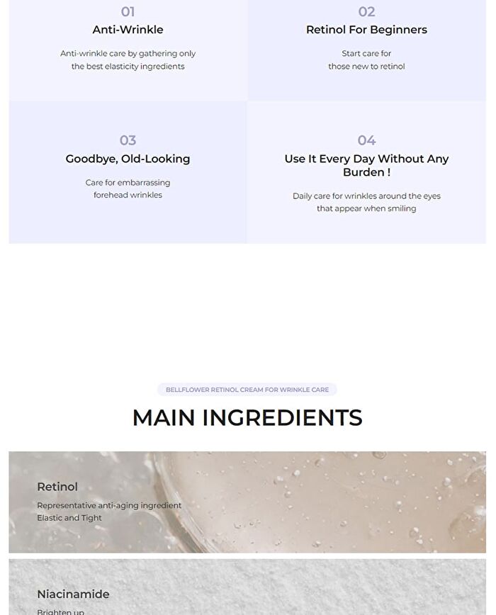Retinol Cream for Wrinkle Care - 30ml