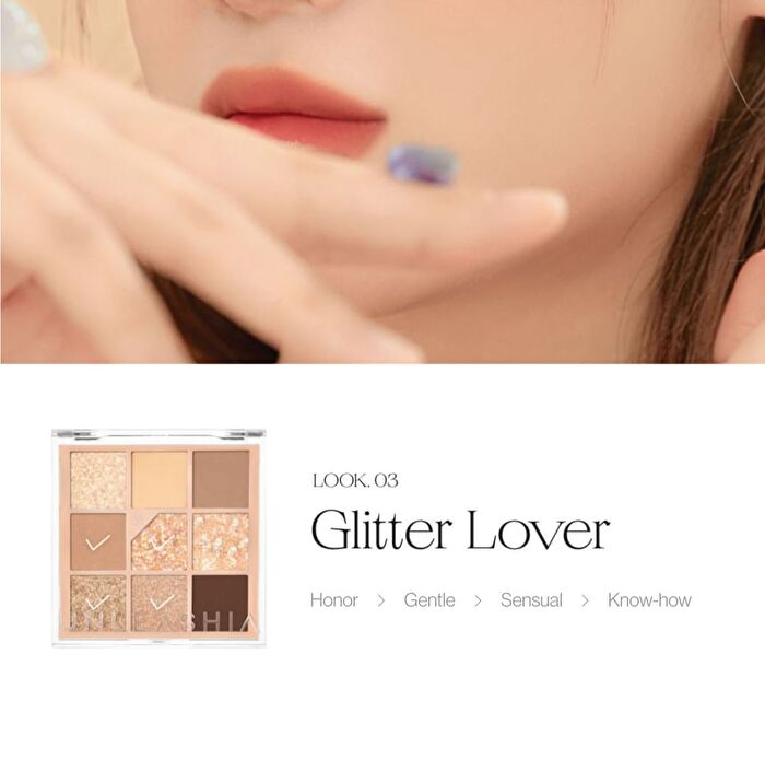 Glitterpedia Eye Palette - 7 Types - N°1 All Of Glitter