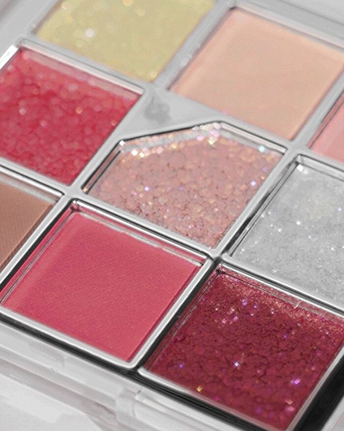 Glitterpedia Eye Palette - 7 Types - N°3 All Of Coral Pink