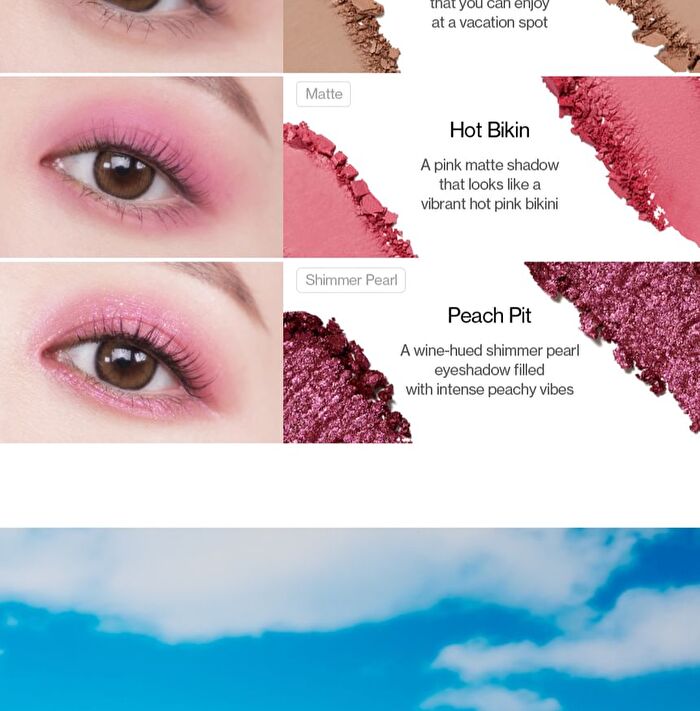 Glitterpedia Eye Palette - 7 Types - N°3 All Of Coral Pink