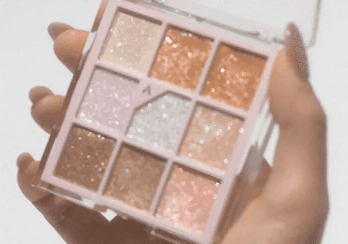 Glitterpedia Eye Palette - 7 Types - N°3 All Of Coral Pink