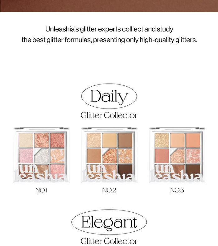 Glitterpedia Eye Palette - 7 Types - N°3 All Of Coral Pink