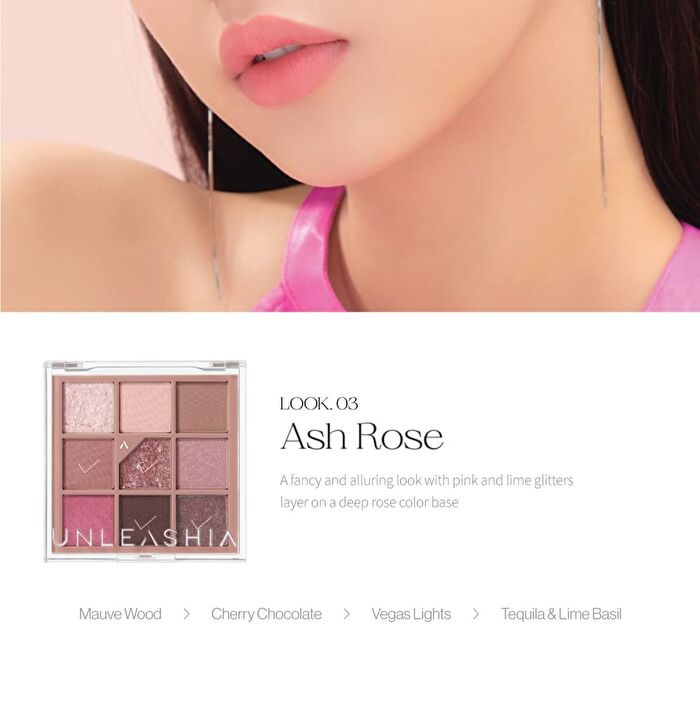 Glitterpedia Eye Palette - 7 Types - N°3 All Of Coral Pink