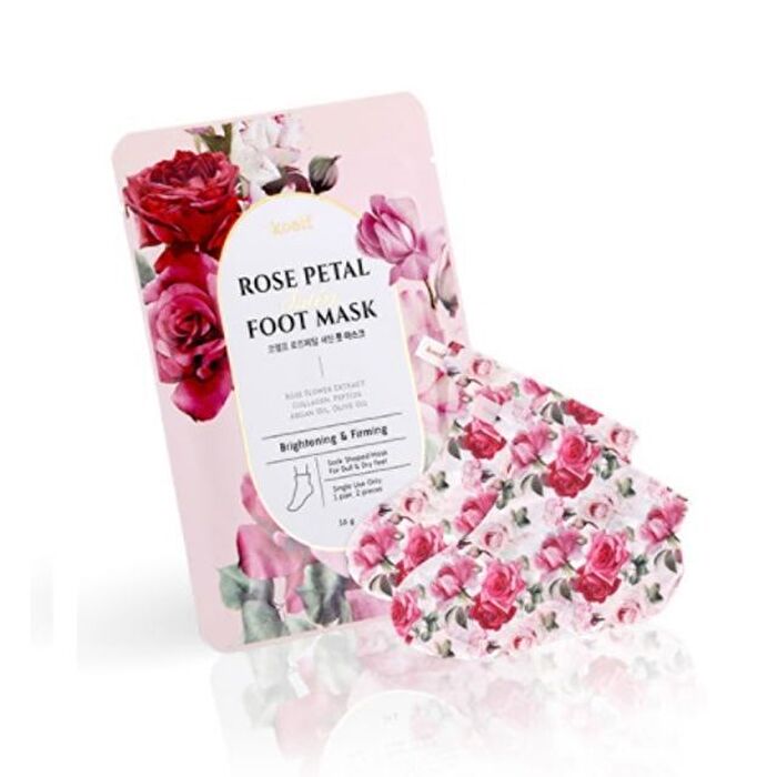 Petitfee Rose Petal Satin Foot Mask - 1 pair