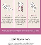 Petitfee Rose Petal Satin Leg Mask - 1 pair