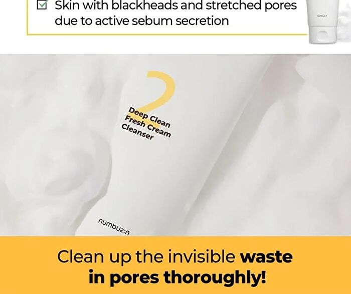 No. 2 Deep Clean Fresh Cream Cleanser - 120ml