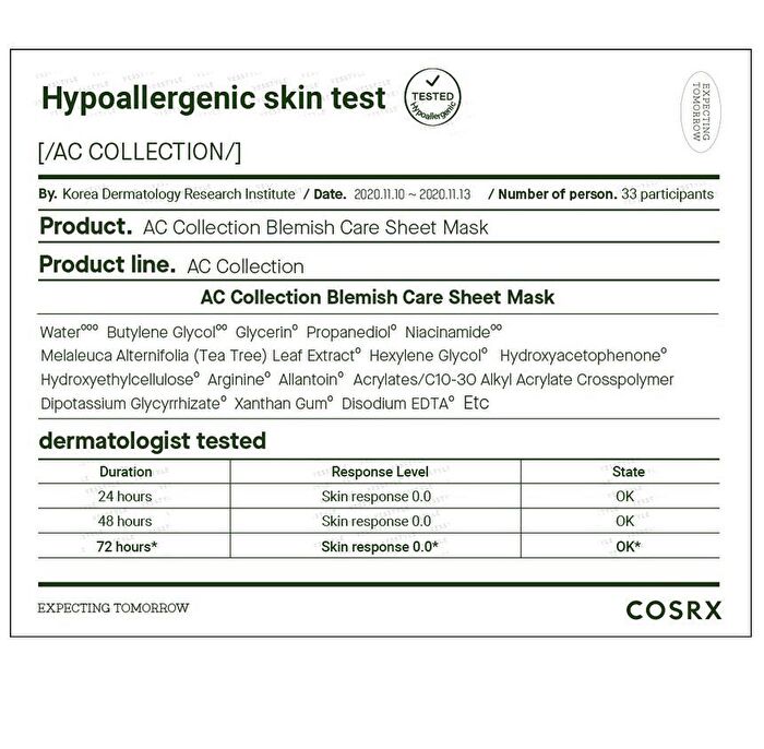 Cosrx AC Collection Blemish Care Sheet Mask - 26 ml x 1 pc