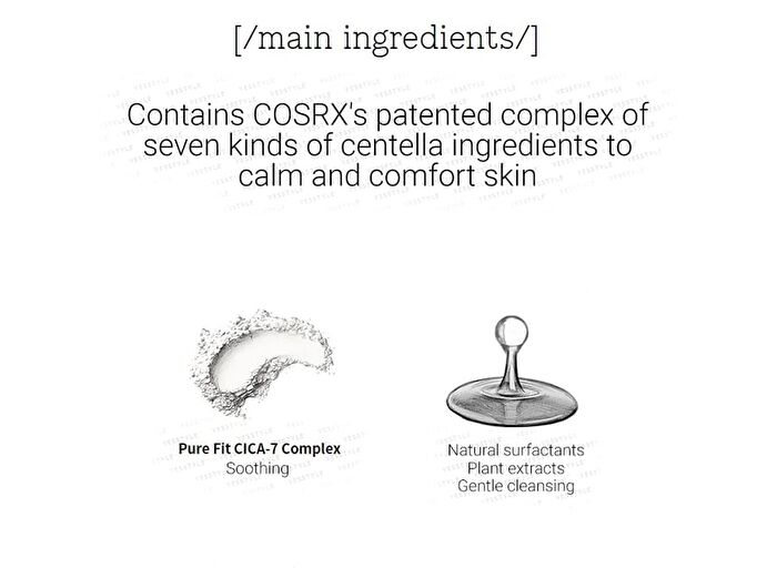 Cosrx Pure Fit Cica Creamy Foam Cleanser Mini - 75ml