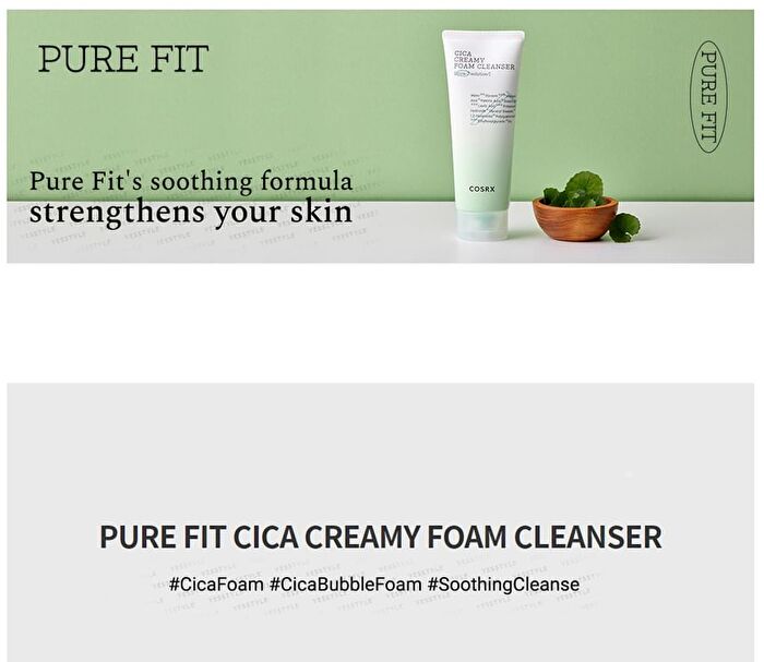 Cosrx Pure Fit Cica Creamy Foam Cleanser Mini - 75ml