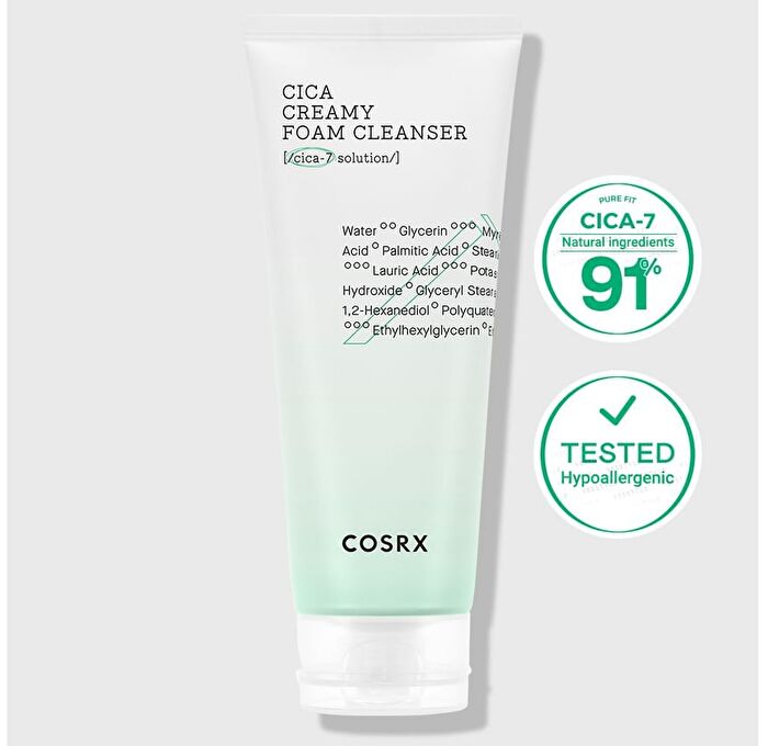 Cosrx Pure Fit Cica Creamy Foam Cleanser Mini - 75ml